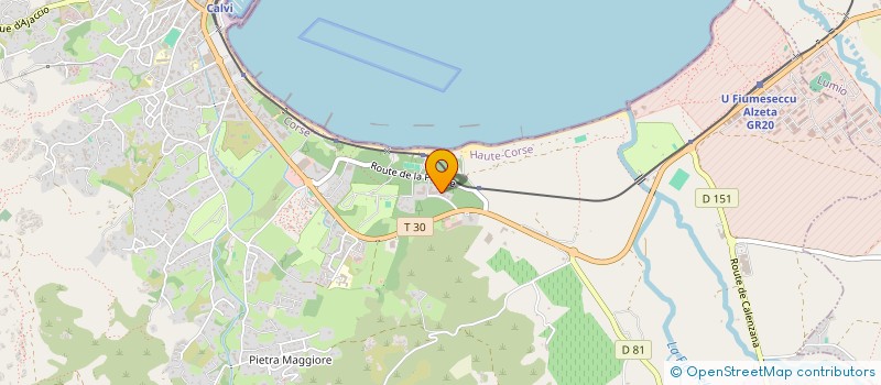 localisation de l'entreprise LE CLOS DES SENS à CALVI