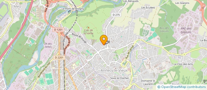 localisation de l'entreprise LE CLOS DES SENS à ANNECY
