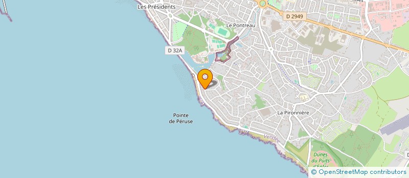 localisation de l'entreprise LE CLOS DES SEPHORAS à LES SABLES D'OLONNE