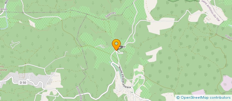 localisation de l'entreprise LE CLOS DES SERRES  SAINT-ANTONIN-DU-VAR