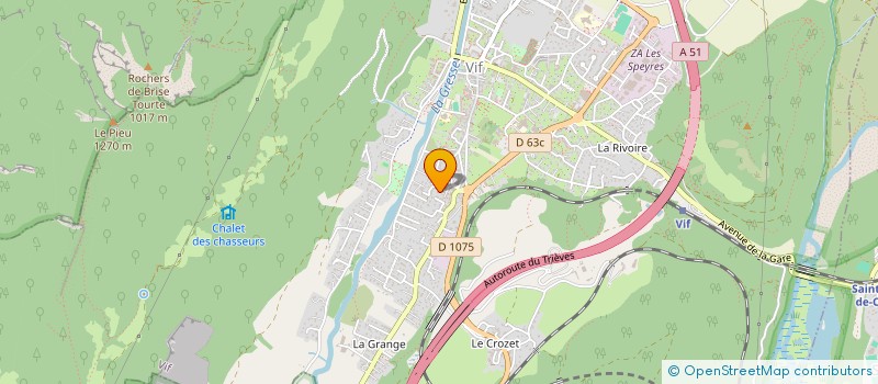 localisation de l'entreprise LE CLOS DES SITELLES  VIF