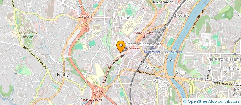 localisation de l'entreprise LE CLOS DES TILLEULS  LYON