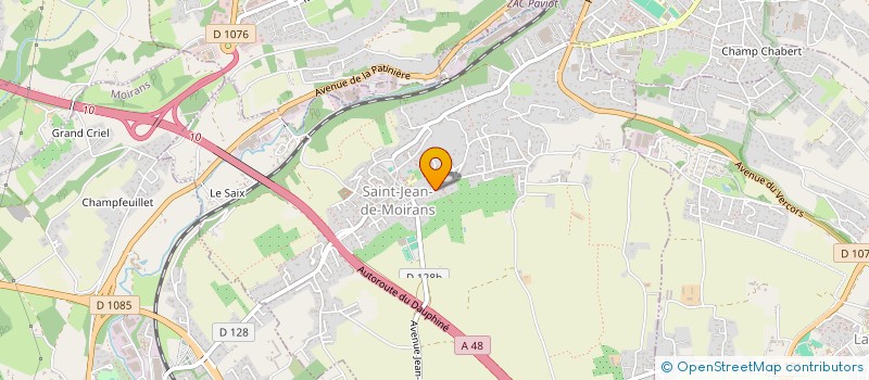 localisation de l'entreprise LE CLOS DES TROIS CERISIERS  SAINT-JEAN-DE-MOIRANS