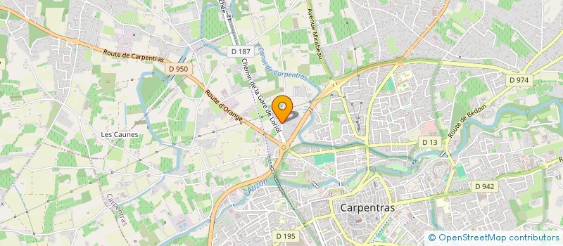 localisation de l'entreprise LE CLOS DES VIGNAUX  CARPENTRAS