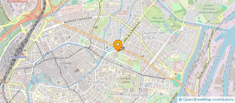 localisation de l'entreprise LE CLOS DES VIGNES à STRASBOURG