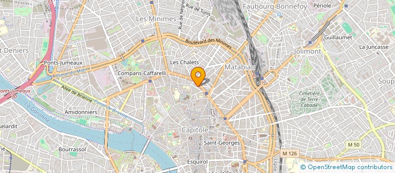 localisation de l'entreprise LE CLOS DES VIGNES à TOULOUSE