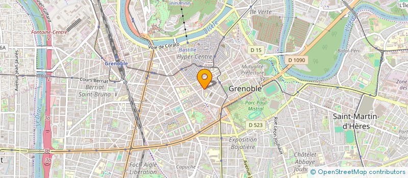 localisation de l'entreprise LE CLOS DES VIGNES  GRENOBLE