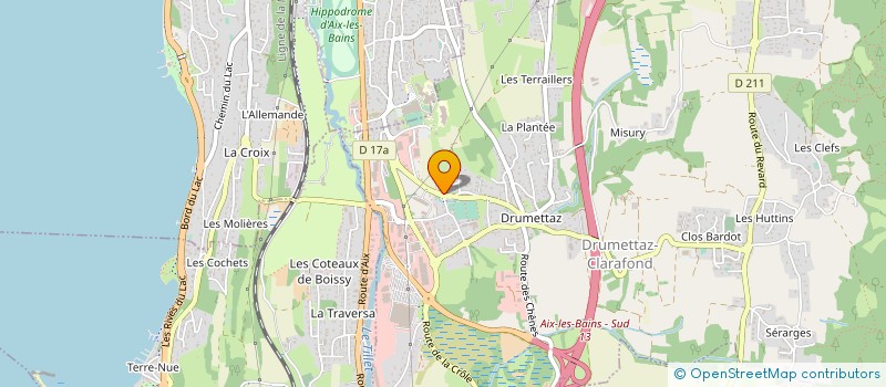 localisation de l'entreprise LE CLOS DES VIGNES BELLEY  DRUMETTAZ-CLARAFOND