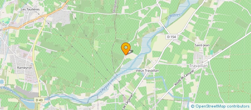 localisation de l'entreprise LE CLOS DES VIGNIERES  CAMARET-SUR-AIGUES