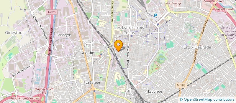 localisation de l'entreprise LE CLOS DES VIOLETTES à TOULOUSE