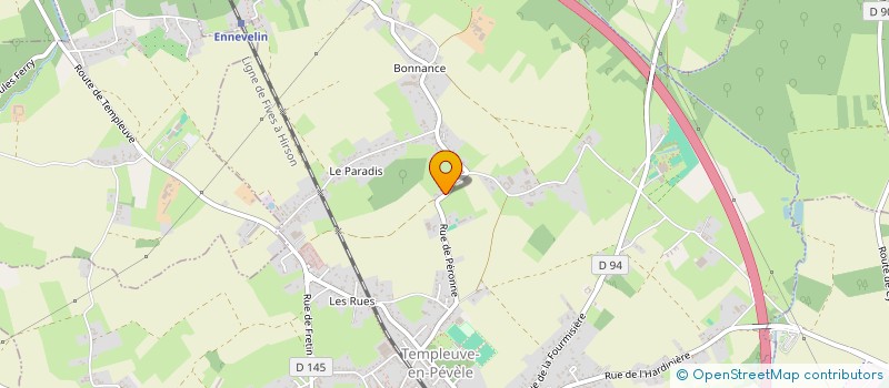 localisation de l'entreprise LE CLOS DES WANTIERS (CDW)  TEMPLEUVE-EN-PEVELE