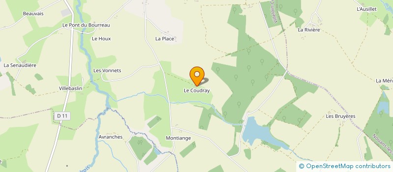 localisation de l'entreprise LE CLOS DOLY  VILLELOIN-COULANGE