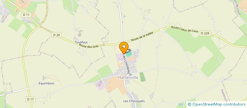 localisation de l'entreprise LE CLOS DU BOIS D'OR  HATTENVILLE