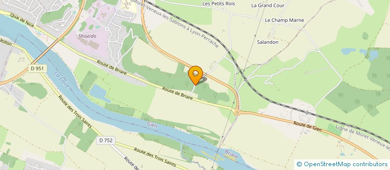 localisation de l'entreprise LE CLOS DU BOIS DE CARNELLE à GIEN