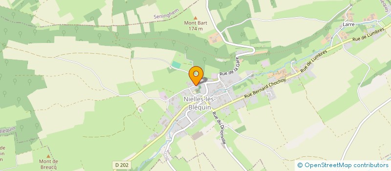 localisation de l'entreprise LE CLOS DU BON PLAISIR  NIELLES-LES-BLEQUIN