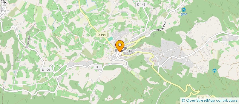 localisation de l'entreprise LE CLOS DU BUIS  BONNIEUX