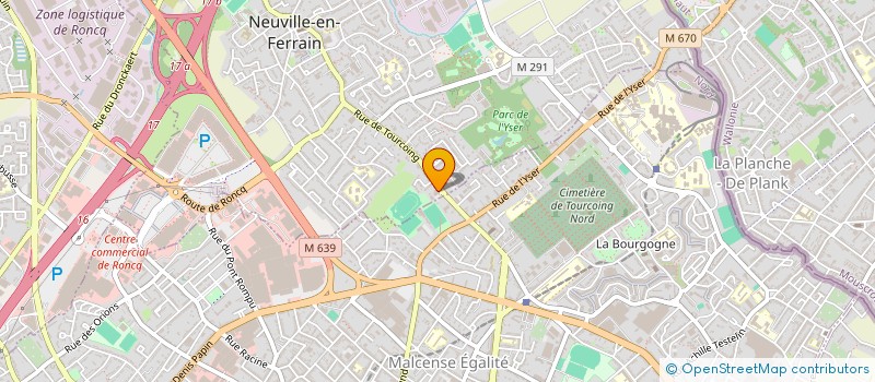 localisation de l'entreprise LE CLOS DU CEDRE  NEUVILLE-EN-FERRAIN