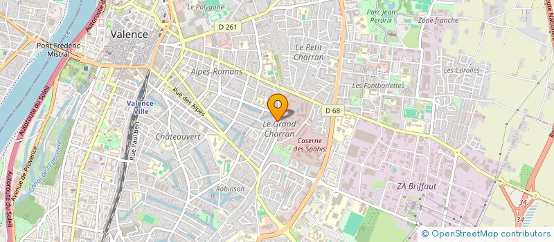 localisation de l'entreprise LE CLOS DU CHARRAN  VALENCE