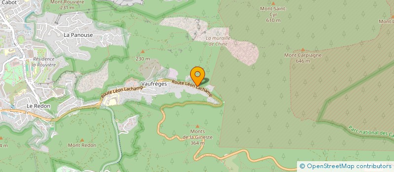 localisation de l'entreprise LE CLOS DU CHENE à MARSEILLE