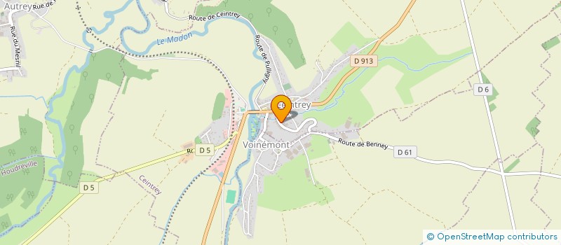 localisation de l'entreprise LE CLOS DU CUL DE LAPIN  CEINTREY