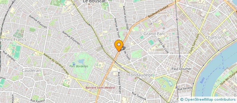 localisation de l'entreprise LE CLOS DU FRONTON à LE BOUSCAT
