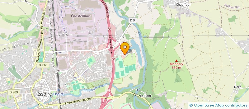 localisation de l'entreprise LE CLOS DU GRAND MAS  ISSOIRE