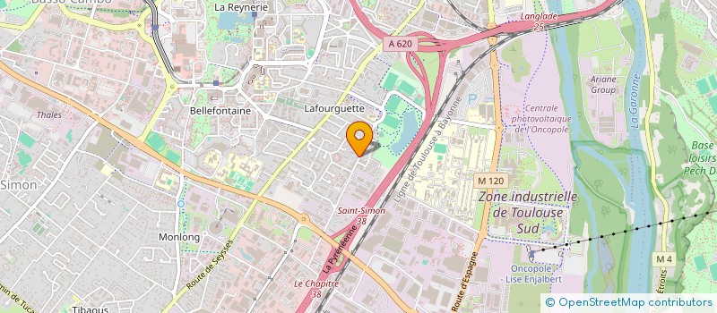 localisation de l'entreprise LE CLOS DU LAC à TOULOUSE