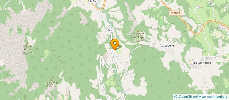 localisation de l'entreprise LE CLOS DU LAC  UBAYE-SERRE-PONCON