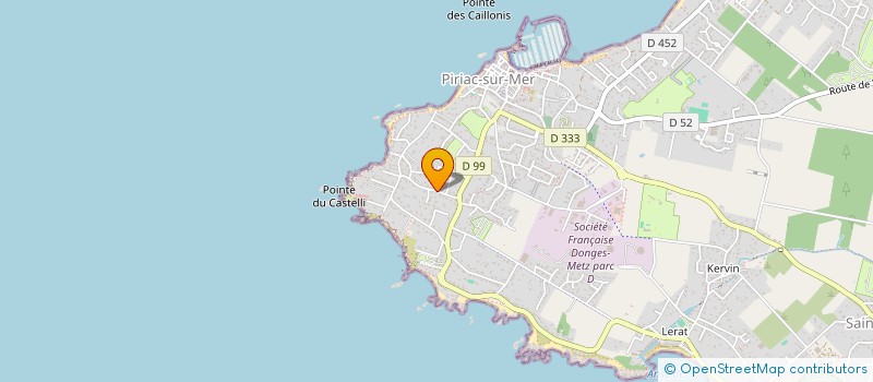 localisation de l'entreprise LE CLOS DU MANE  PIRIAC-SUR-MER