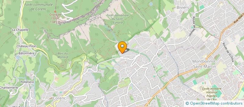 localisation de l'entreprise LE CLOS DU MANIVAL  MEYLAN