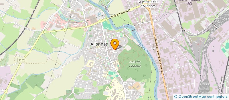 localisation de l'entreprise LE CLOS DU MARIN  ALLONNES