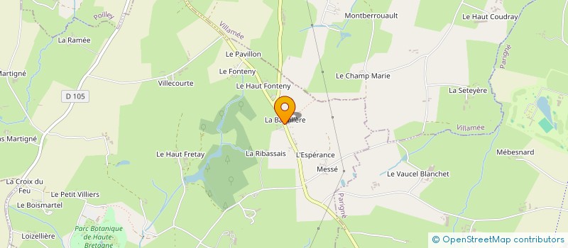 localisation de l'entreprise LE CLOS DU MEUNIER  LE CHATELLIER