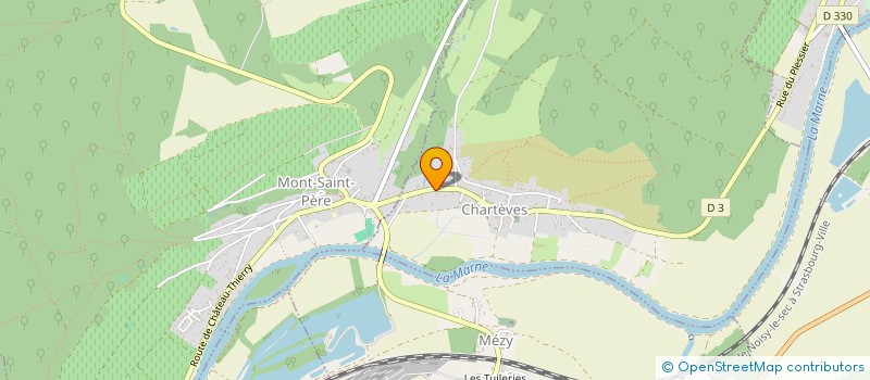 localisation de l'entreprise LE CLOS DU MOULIN  CHARTEVES