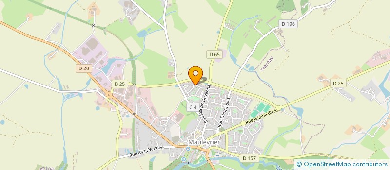 localisation de l'entreprise LE CLOS DU MOULIN  MAULEVRIER