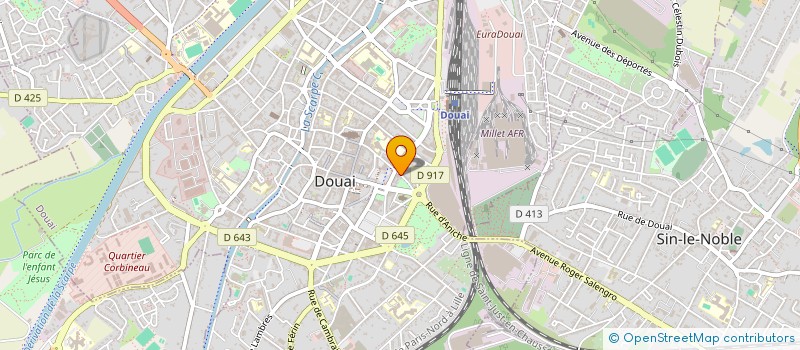 localisation de l'entreprise LE CLOS DU MUID à DOUAI