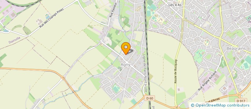 localisation de l'entreprise LE CLOS DU PAYS D'ARTOIS  AGNY