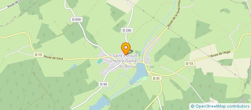 localisation de l'entreprise LE CLOS DU PISSOT à SAINT-EVROULT-NOTRE-DAME-DU-BOIS