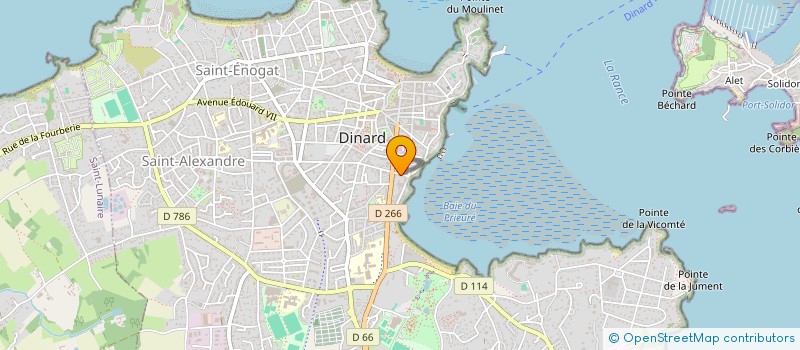 localisation de l'entreprise LE CLOS DU PONT  DINARD