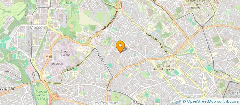 localisation de l'entreprise LE CLOS DU PRADES à MONTPELLIER