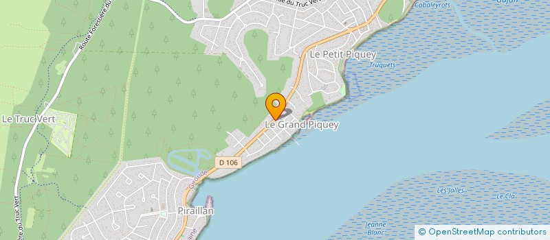 localisation de l'entreprise LE CLOS DU PUITS à LEGE-CAP-FERRET
