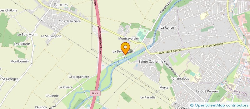 localisation de l'entreprise LE CLOS DU ROLL'S à MORMANT-SUR-VERNISSON