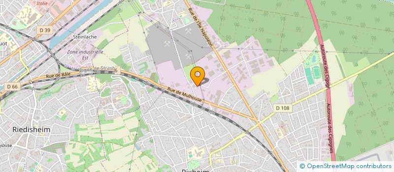 localisation de l'entreprise LE CLOS DU RUISSEAU  RIXHEIM