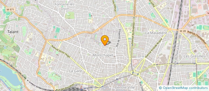localisation de l'entreprise LE CLOS DU SACRE GRAAL à DIJON
