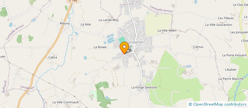 localisation de l'entreprise LE CLOS DU SEIGLE à LANDEHEN