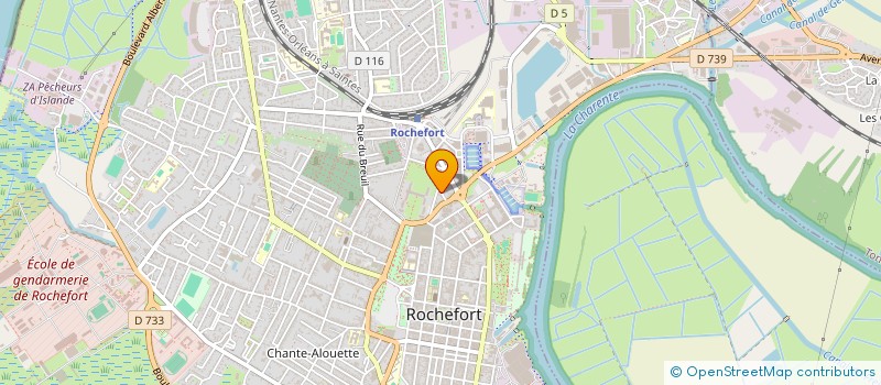 localisation de l'entreprise LE CLOS DU SQUARE  ROCHEFORT