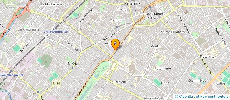 localisation de l'entreprise LE CLOS DU VERGER  ROUBAIX