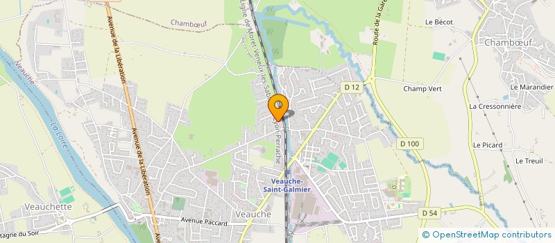 localisation de l'entreprise LE CLOS DU VERGER  VEAUCHE