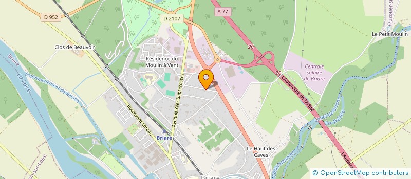 localisation de l'entreprise LE CLOS DU VIEUX POIRIER à BRIARE