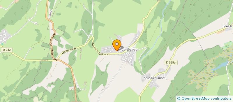 localisation de l'entreprise LE CLOS EPENOY  LE BELIEU