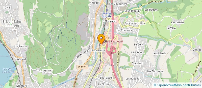 localisation de l'entreprise LE CLOS ERHAN  GRESY-SUR-AIX